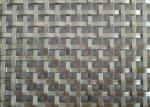 Natural Colour Stainless Steel Flatwire Woven Metal Mesh Screen For Architectura