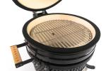 Kitchenware Charcoal BBQ Black 15 Inch Kamado Grill