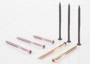 Quality Zinc Plated CSK Wood Screw 6 Ribs Reverse Thread JIS Standard Philips Drive wholesale