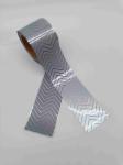 silver stripe Heat transfer Reflective vinyl For Clothing Safety Workwear HTV