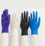 Food Processing Disposable Nitrile Examination Gloves Bacterial Penetration