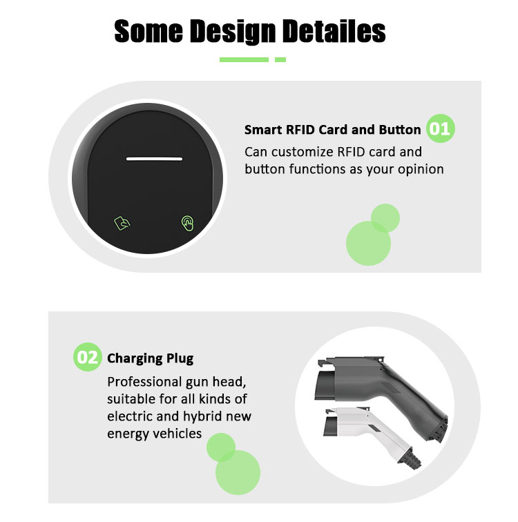 NO Charging Port Hottest 7kw EV Charger Station Insulation Detection Best Ever IP65