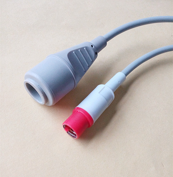 Siemens IBP Cable With HP Transducer Side Light Grey TPU Material Cable