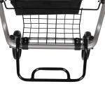 Aluminium Alloy Medical Folding Walker All Terrain Elderly 4 Wheel Rollator