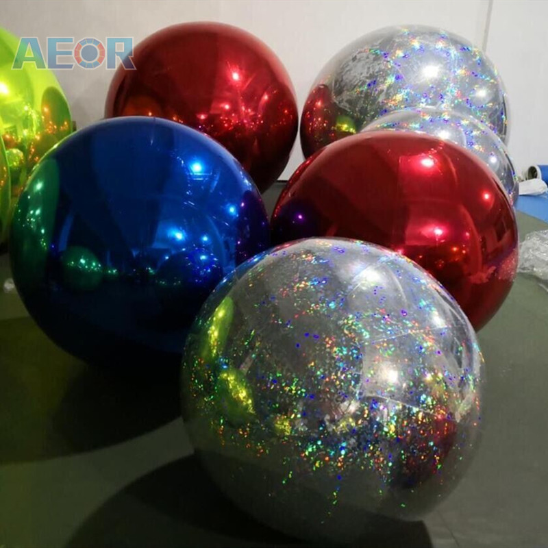 Gaint PVC Inflatable Mirror Ball for Party Decor and Event with Customizable Design