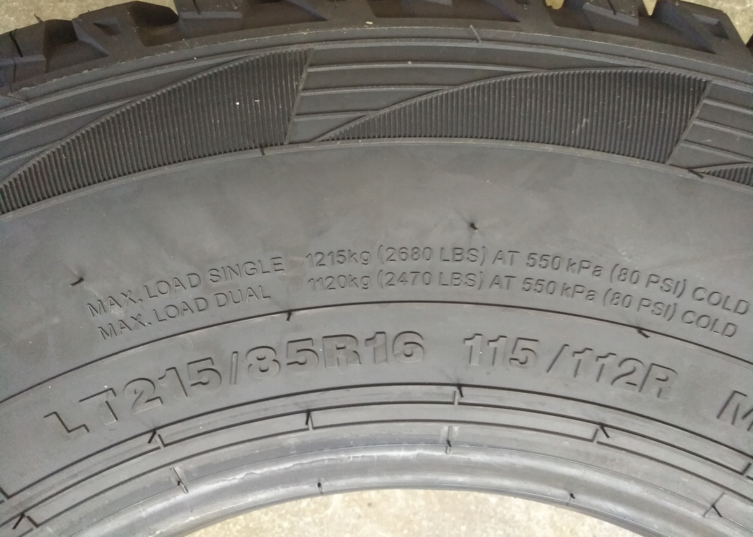 Block And Lug Tread All Terrain Tires , Rough Terrain Tires LT215/85R16 AN906