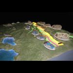 Oem Scale Mining Construction Building Site Model 1/200