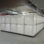 FRP GRP Water Tank 1 Cubic Meter Minimum Height 0.5m After Service Video