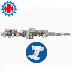Quality PLC Control Baby Pull Diaper Production Line Professional 380V 50HZ wholesale