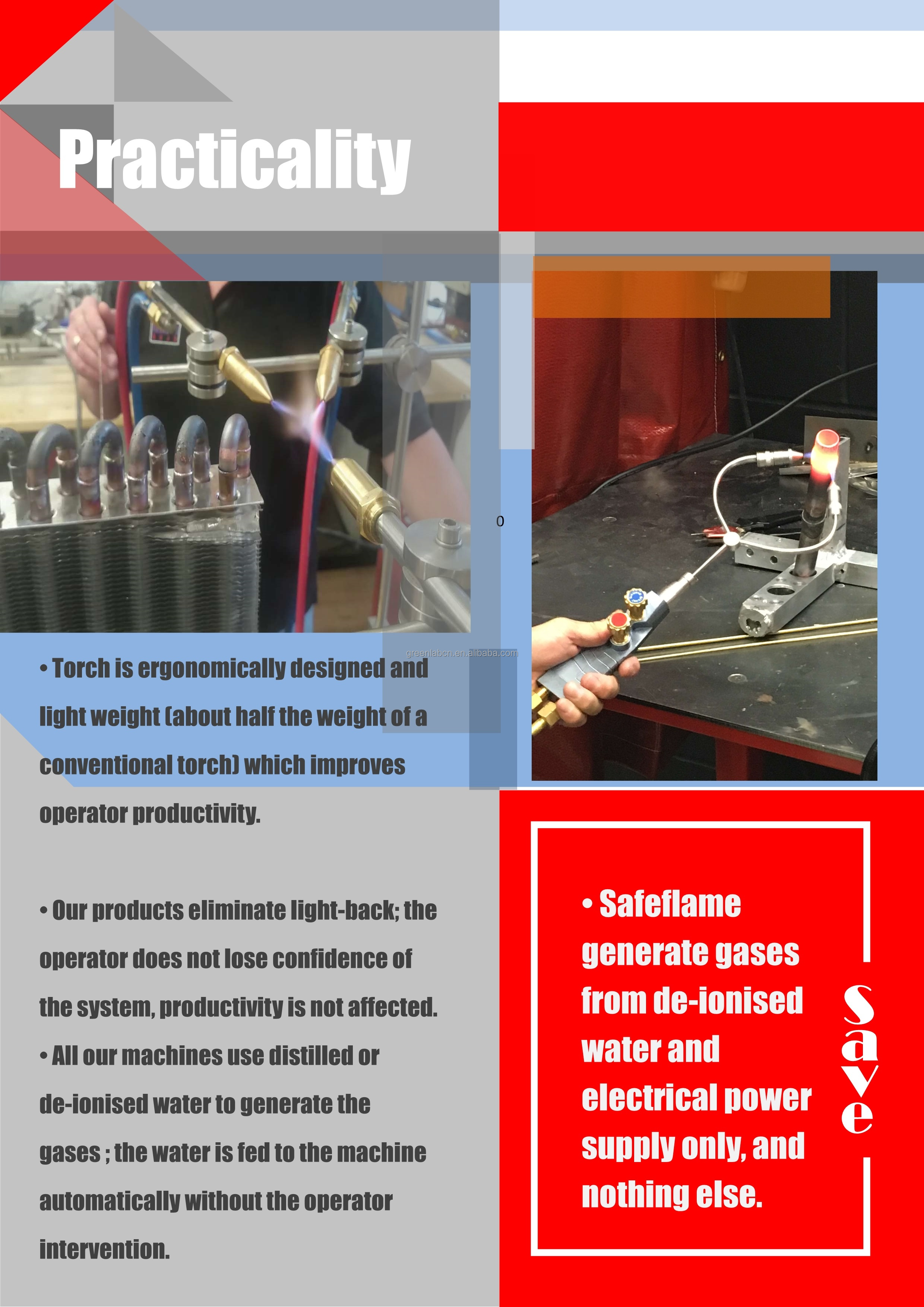High Safety Level Welding Manipulator for Safeflame PEM Electrolysis Welding Machine