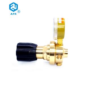 Quality 25bar Low Pressure Brass Hydrogen Gas Reducer with One Gauge wholesale