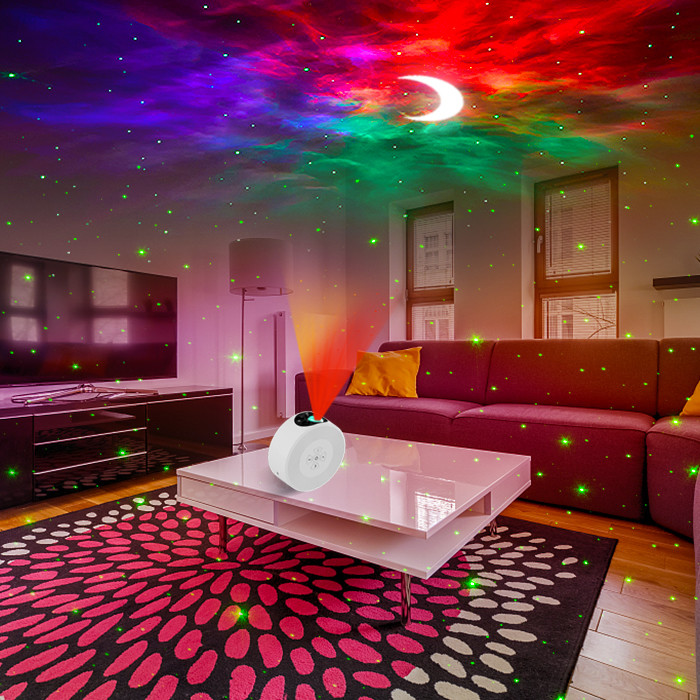 Multipurpose Galaxy Moon Projection Light Portable Remote Control