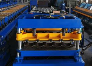 Quality Hydraulic Cutting Cold Roll Forming Machines , Sheet Roof Tile Making Machine wholesale