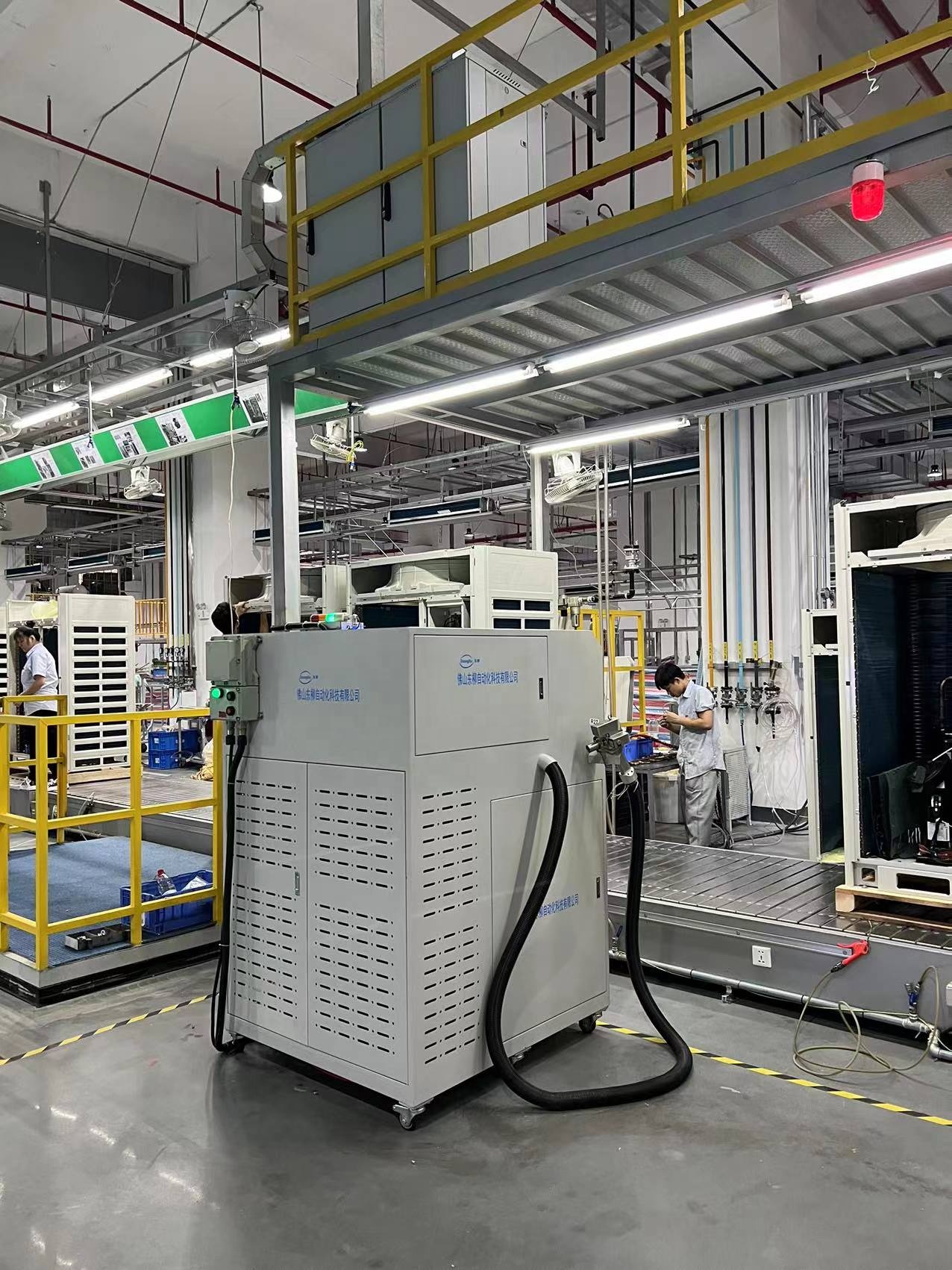 OEM ODM AC Assembly Line Air Source Heat Pump Production Line For Industrial