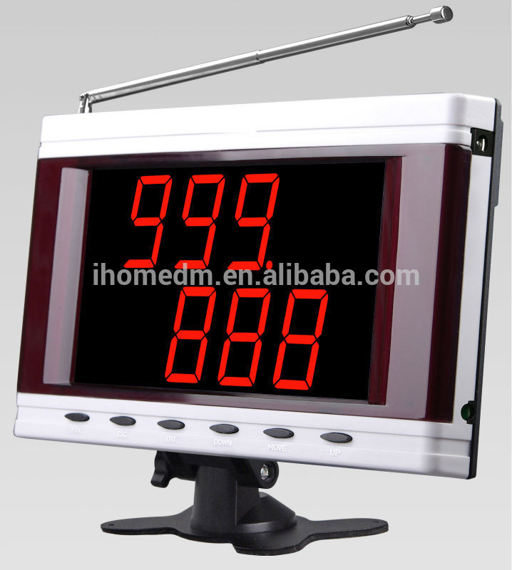Restaurant service equipment, wireless catering calling system with holder