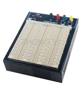 Quality ABS Plastic Brown Powered Breadboard 50000 Times Contact Life wholesale