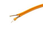 Kx6+2Alim Coax Combo With 0.75mm2 Power Bulk CCTV Cable Orange PVC 7*0.2