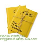 Padded Envelopes, 100% Recycled Biodegradable Kraft Paper Fibers Cushioning