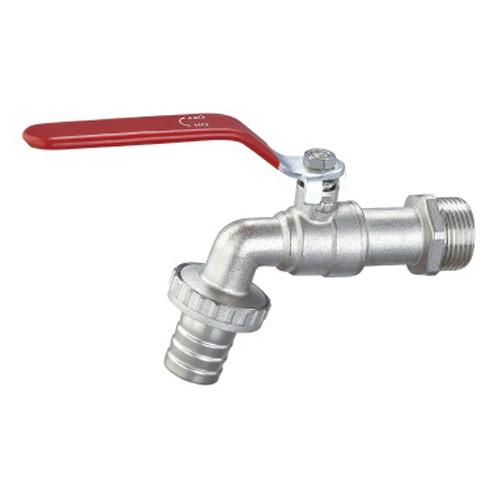 LT-2002B Water Bibcock Ball Valve With Brass / Zinc Body And PVC Filter Rubber