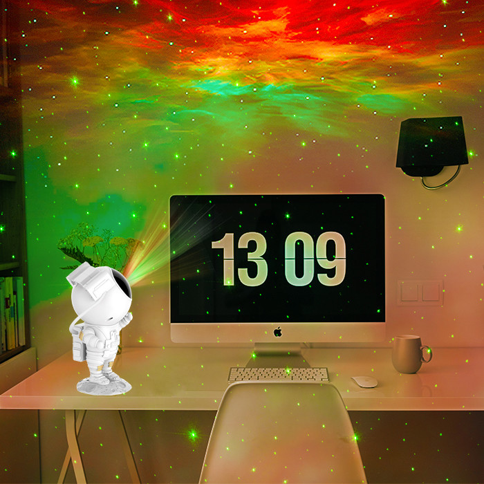 Home Room Decor Astronaut Galaxy Star Projector Practical RGB LED