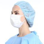 Skin Friendly Disposable Earloop Mask , Non Woven Disposable Mouth Mask
