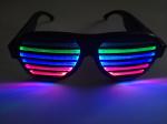 New Style Voice-Activated LED glasses Sound activated shutter led flashing