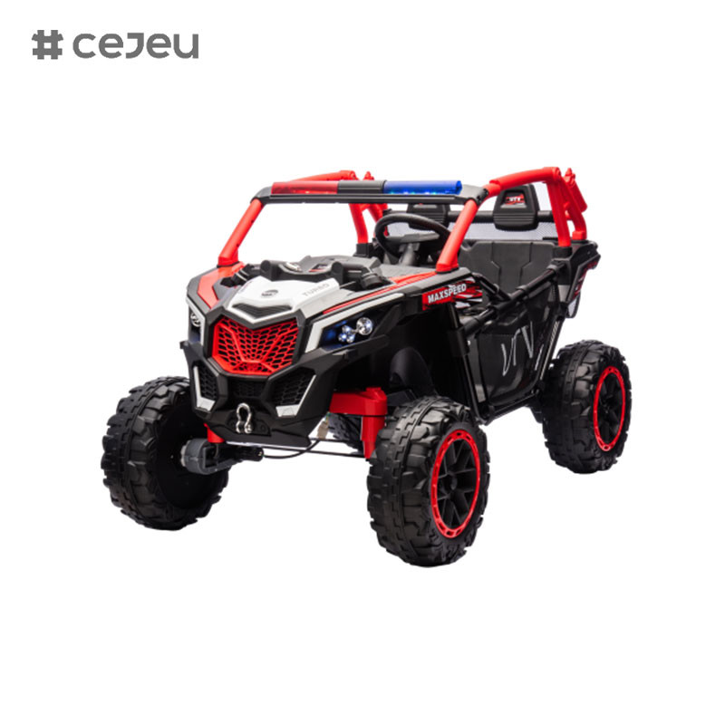 24V 12V 4WD Kids Electric UTV Off-Road Ride On Toy Car With 2.4G RC Carbon Steel Frame High-strength Four-wheel Shock