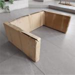 Outdoor GRC Concrete Table Chair Bench Irregular Shape Garden Furniture Set