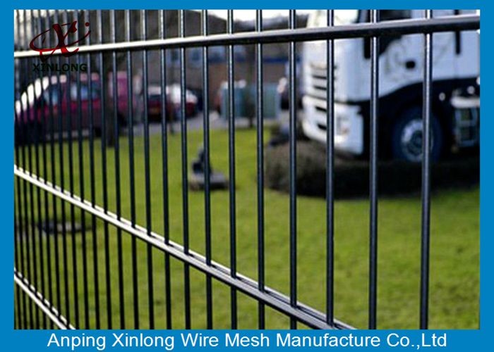 RAL Colors Galvanized Double Wire Fence Fit Airport And Power Station