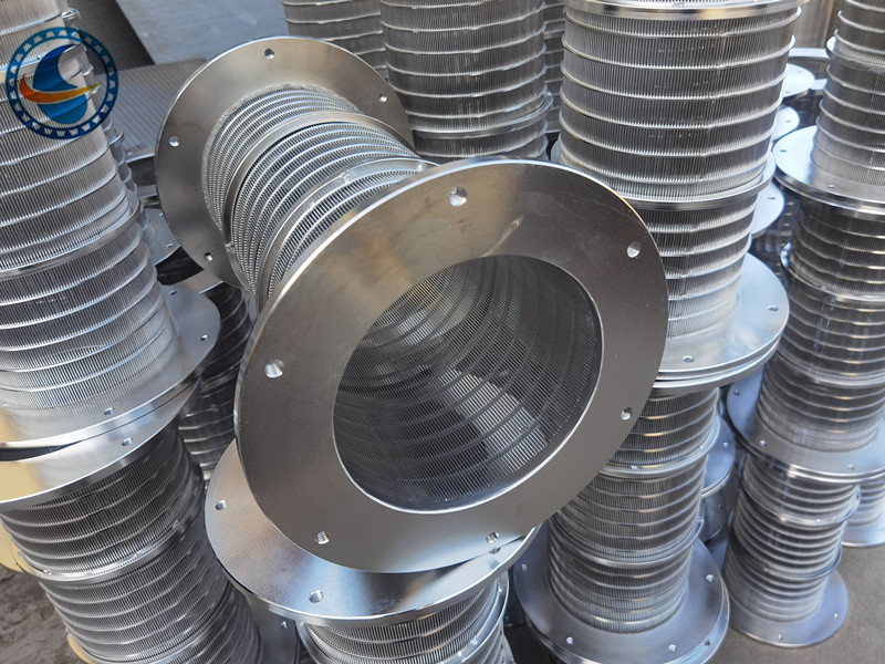 Non Clogging Stainless Steel 304 Johnson Wedge Wire Screens For Pulp Filter