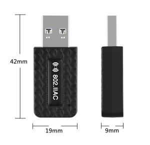 Quality 400Mbps 2.4 GHz USB Wifi Dongle XHT6B14 Realtek 8812BU wholesale