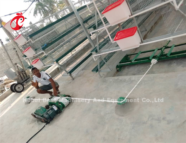 Semi Automatic 3.5mm Layer Battery Cage System Poultry Farming Equipment Ada