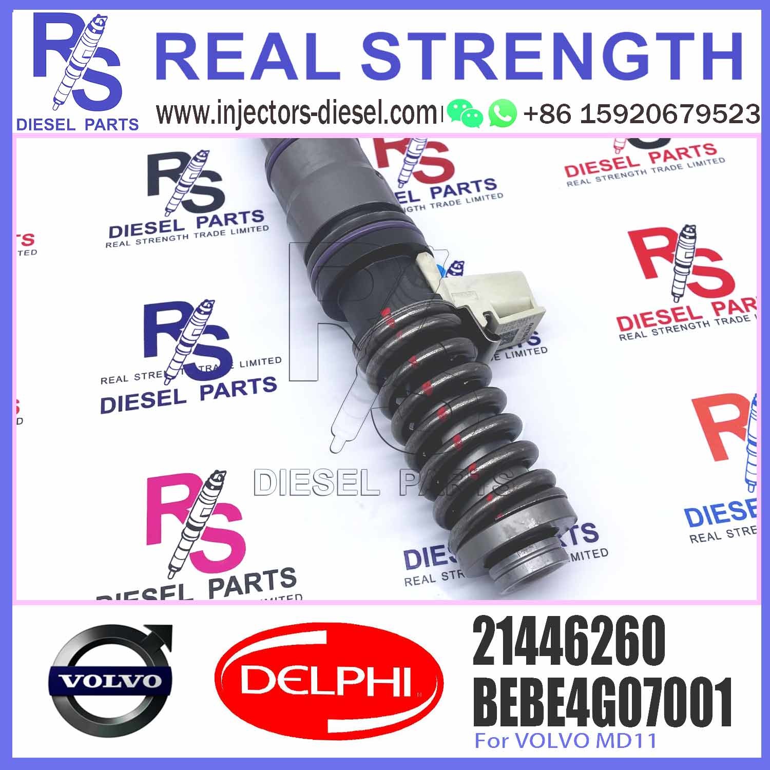 Diesel Fuel injector 21446260 common rail injector BEBE4G07001 for E 3.4