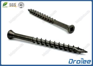 Quality Black Oxide Stainless Steel Square Drive Trim Head Deck Screw Type 17 wholesale