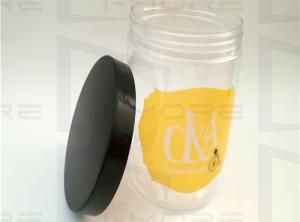Quality Transparent 450ml Screw Cap Jar wholesale