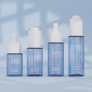 Quality 30ml 40ml 50ml 60ml Pet Plastic Serum Dropper Bottles For Skincare Packaging wholesale