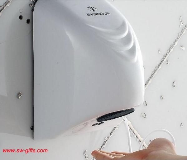 Cheap Household Toilet Hand Dryer Infrared Induction System For High Speed Dry Hand White Simpli for sale