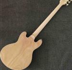 5 Strings Bass Guitar CS Color Electric Guitar,Flamed Top Natural Color Back