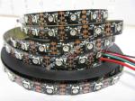 black polish led 2812 digital rgb programmable led tape