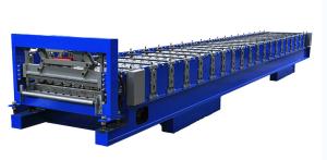 Quality Hot Rolled Steel Full Auto Corrugated Roof Making Machine 0.3-0.8mm thickness High Speed wholesale