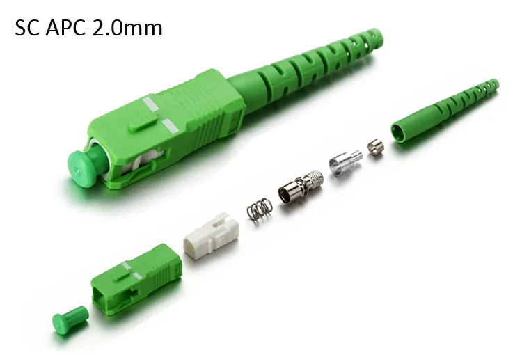 PBT Duplex SC Fiber Patch Cord Connectors Cable Diameter 2.0mm 3.0mm