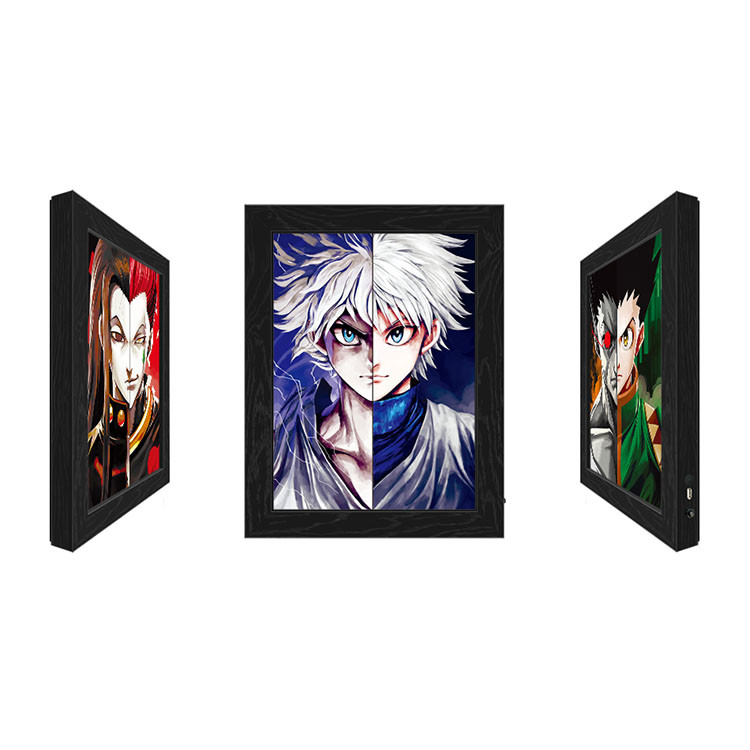 CMYK Lighting Box 0.6mm PET 3D Lenticular Led Poster