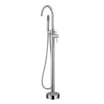 280/220L Capacity Pure White Acrylic Bathtub , Anti Rust Acrylic Freestanding
