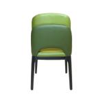 Indoor Dining Room Ash Wood Leather Chair Without Armrest Fixed 500mm*600mm
