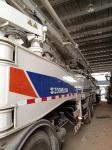 52m Actros 4141 Chassis Concrete Boom Truck , Concrete Construction Equipment