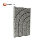 Art Design And Innovation Wood Wool Acoustic Panel For Shopping Mall Wall