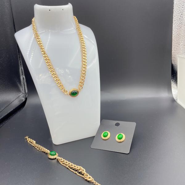 2024 New Waterproof Trendy Stainless Steel Jewelry Sets , 18K Gold ,Luxury Gift,