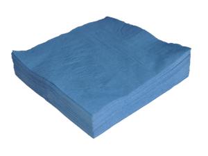 Quality 120 Count 2Ply Sunshine Blue Color Paper Napkin For Lunch Table wholesale