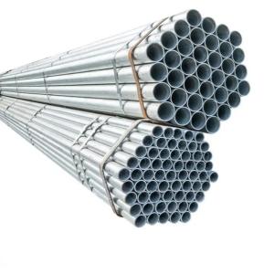Quality Q235 Q345 A53 2 Inch Sch40 10FT Galvanized Round Steel Pipe Hot Rolled For Greenhouse Heating Pipe wholesale