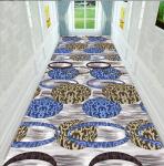 Coil Crystal Velvet Custom Commercial Floor Mat For Entrance Corridor Stairway